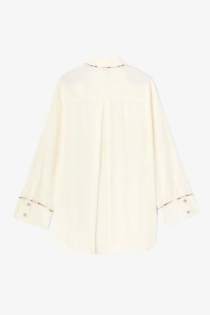 Camisa raglán fluida de modal